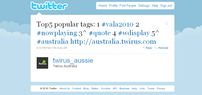 VALA hash tag number on in Australia